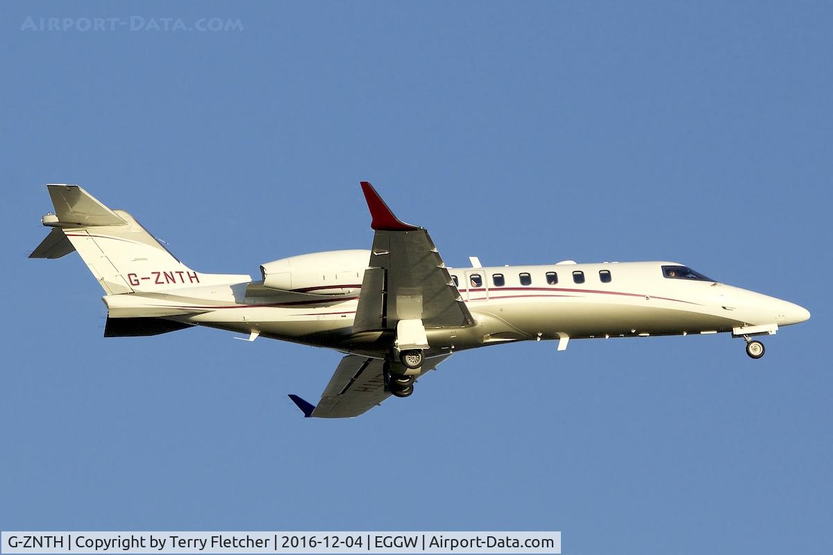 G-ZNTH, 2016 Learjet 45 C/N 45-540, 2016 Learjet 75, c/n: 45-540 at Luton