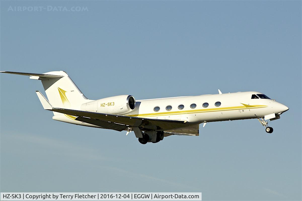 HZ-SK3, 2007 Gulfstream Aerospace GIV-X (G450) C/N 4073, 2007 Gulfstream Aerospace GIV-X (G450), c/n: 4073 at Luton