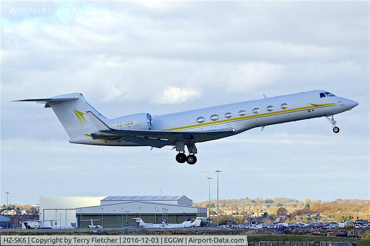 HZ-SK6, 2004 Gulfstream Aerospace GV-SP (G550) C/N 5038, 2004 Gulfstream Aerospace GV-SP (G550), c/n: 5038 at Luton