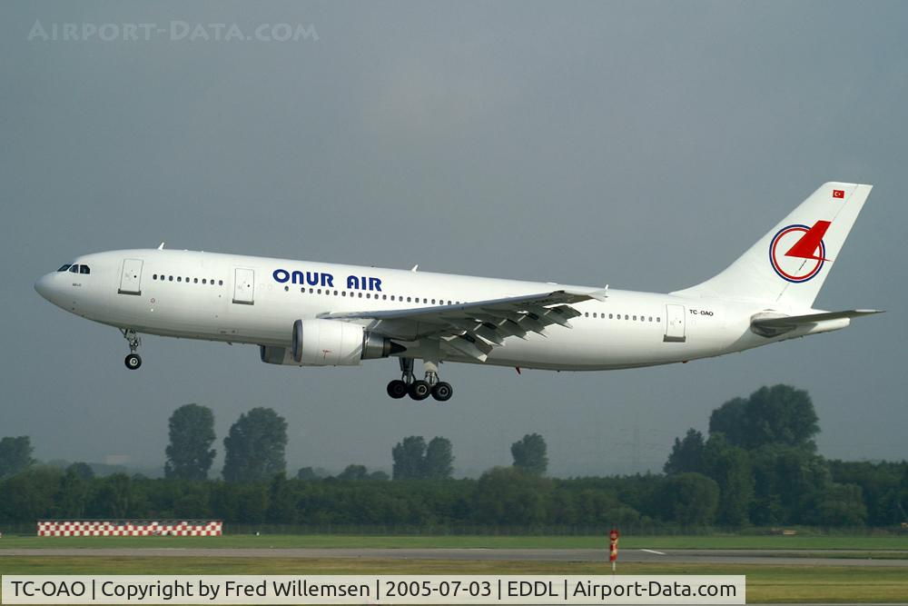 TC-OAO, 1996 Airbus A300B4-605R C/N 764, Onur