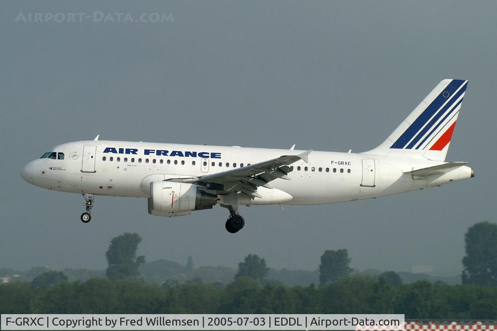 F-GRXC, 2002 Airbus A319-111 C/N 1677, Air France