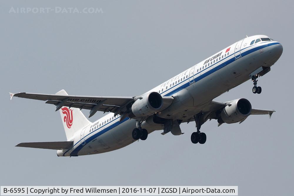 B-6595, 2009 Airbus A321-213 C/N 4022, AirChina