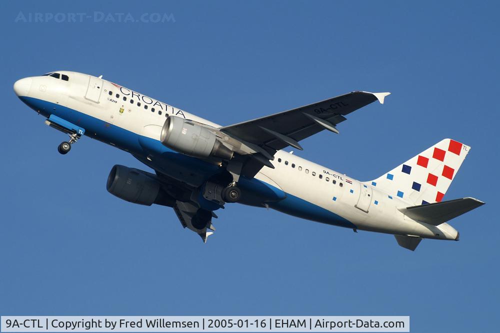 9A-CTL, 2000 Airbus A319-112 C/N 1252, CROATIA