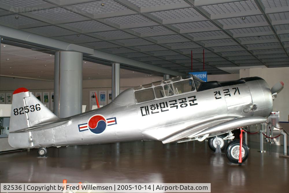 82536, North American AT-6F Texan C/N 121-43258, War Museum Seoul