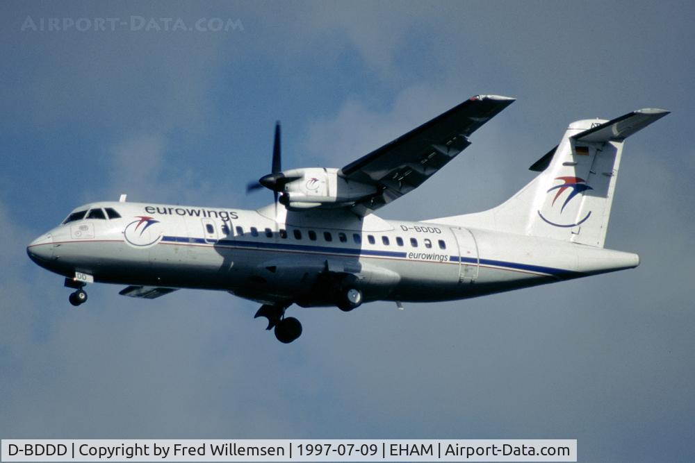 D-BDDD, 1988 ATR 42-312 C/N 110, Eurowings