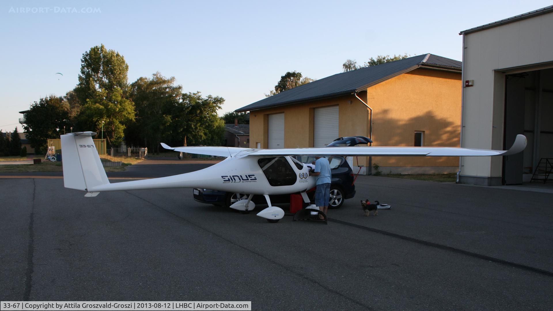 33-67, 2009 Pipistrel Sinus 912 C/N 323SN912, Békéscsaba Airport, Hungary