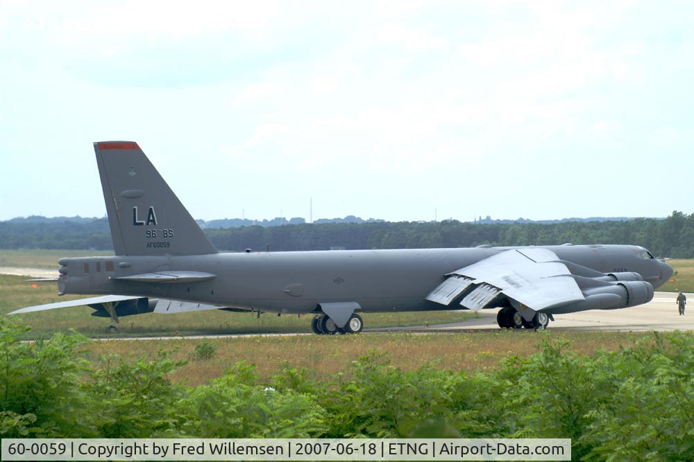 60-0059, 1960 Boeing B-52H Stratofortress C/N 464424, LA