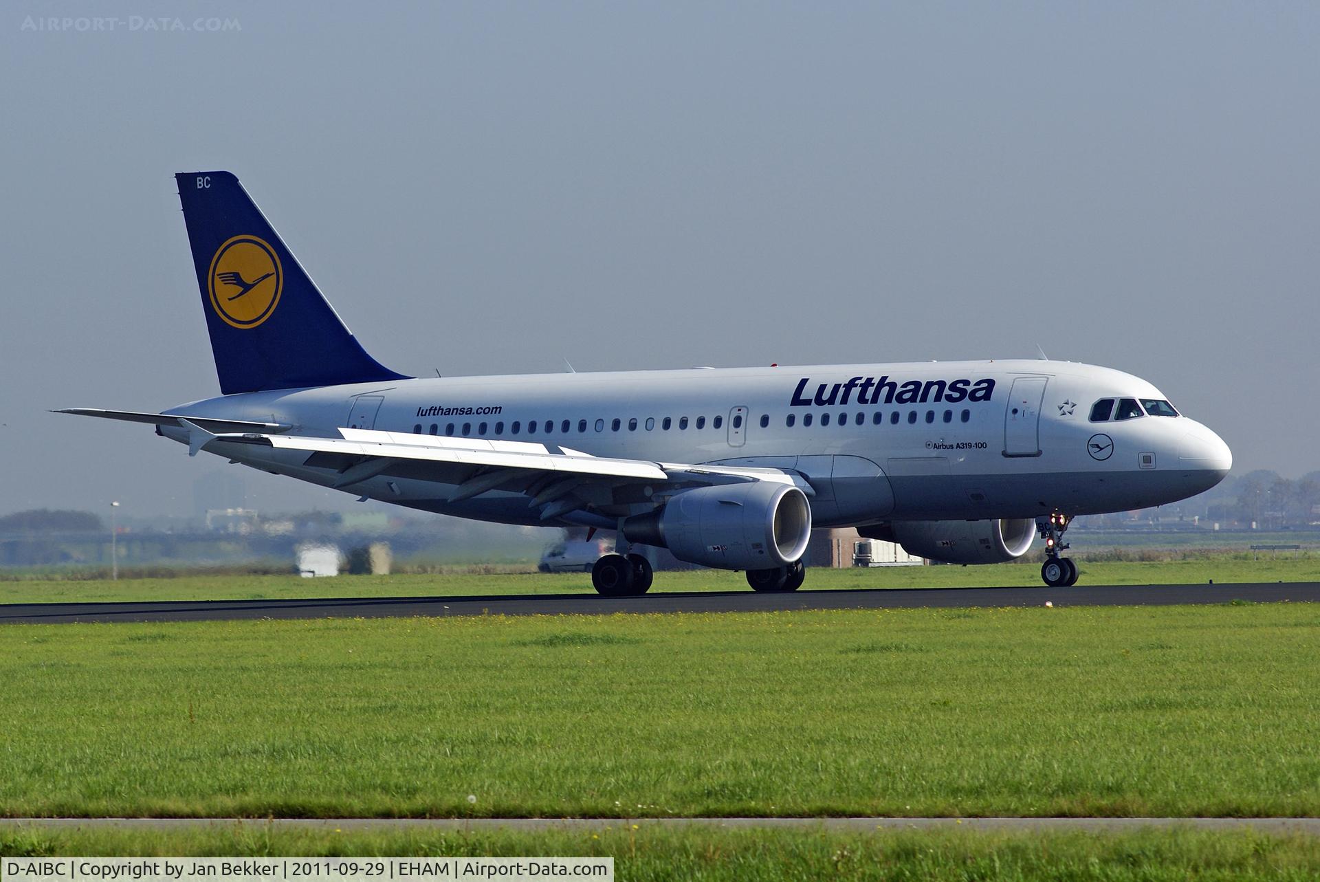 D-AIBC, 2010 Airbus A319-112 C/N 4332, Schiphol Amsterdam