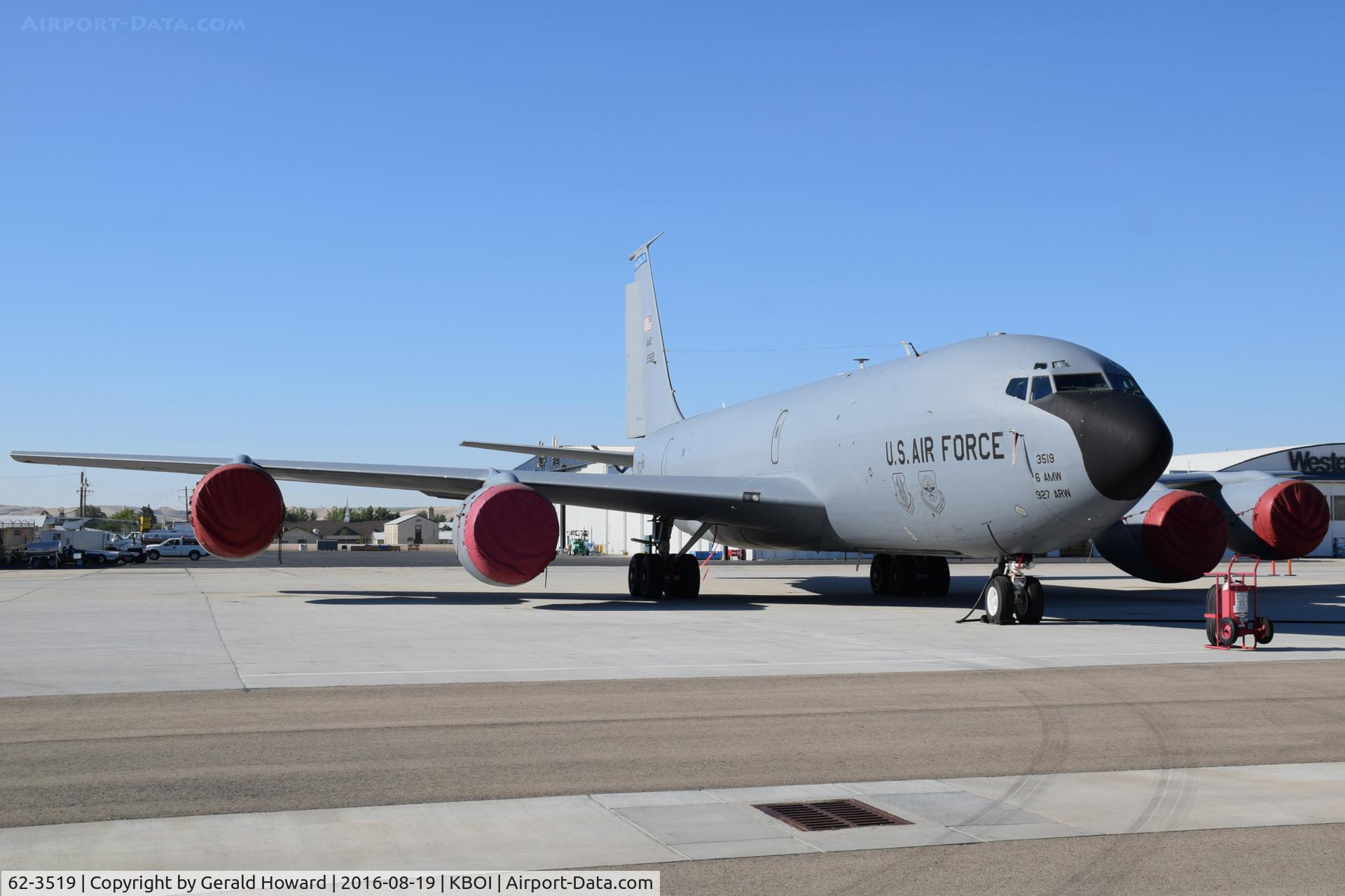 62-3519, 1962 Boeing KC-135R Stratotanker C/N 18502, 6th AMW / 927th ARW, MacDill AFB