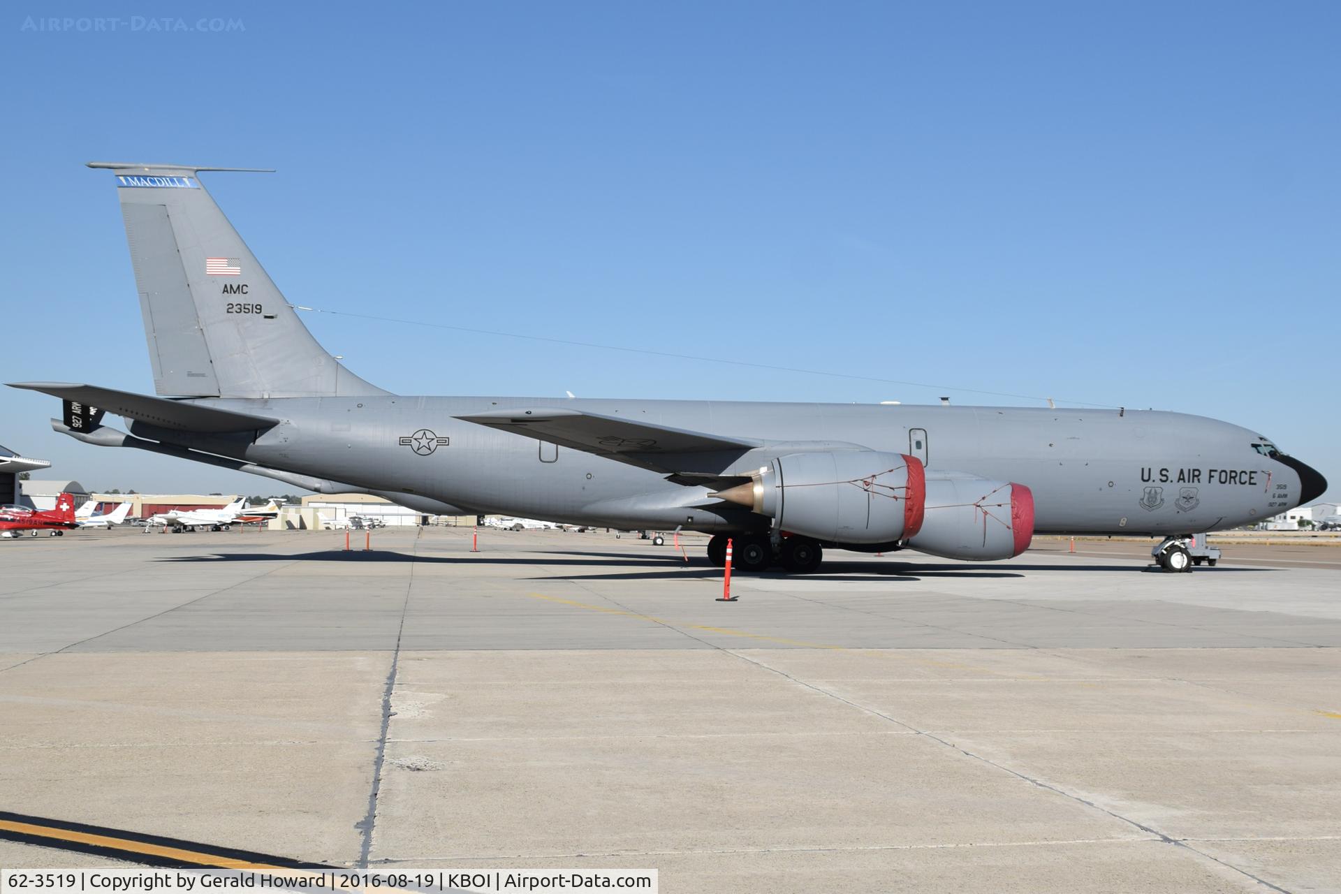 62-3519, 1962 Boeing KC-135R Stratotanker C/N 18502, 6th AMW / 927th ARW, MacDill AFB
