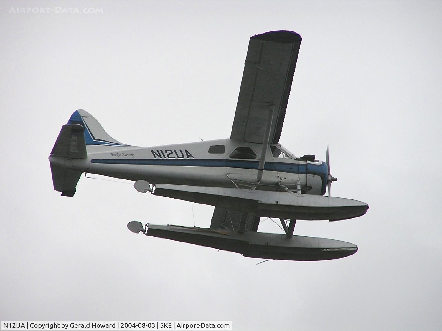 N12UA, 1954 De Havilland Canada DHC-2 Beaver Mk.1 (L20A) C/N 700, Take off over our ship.