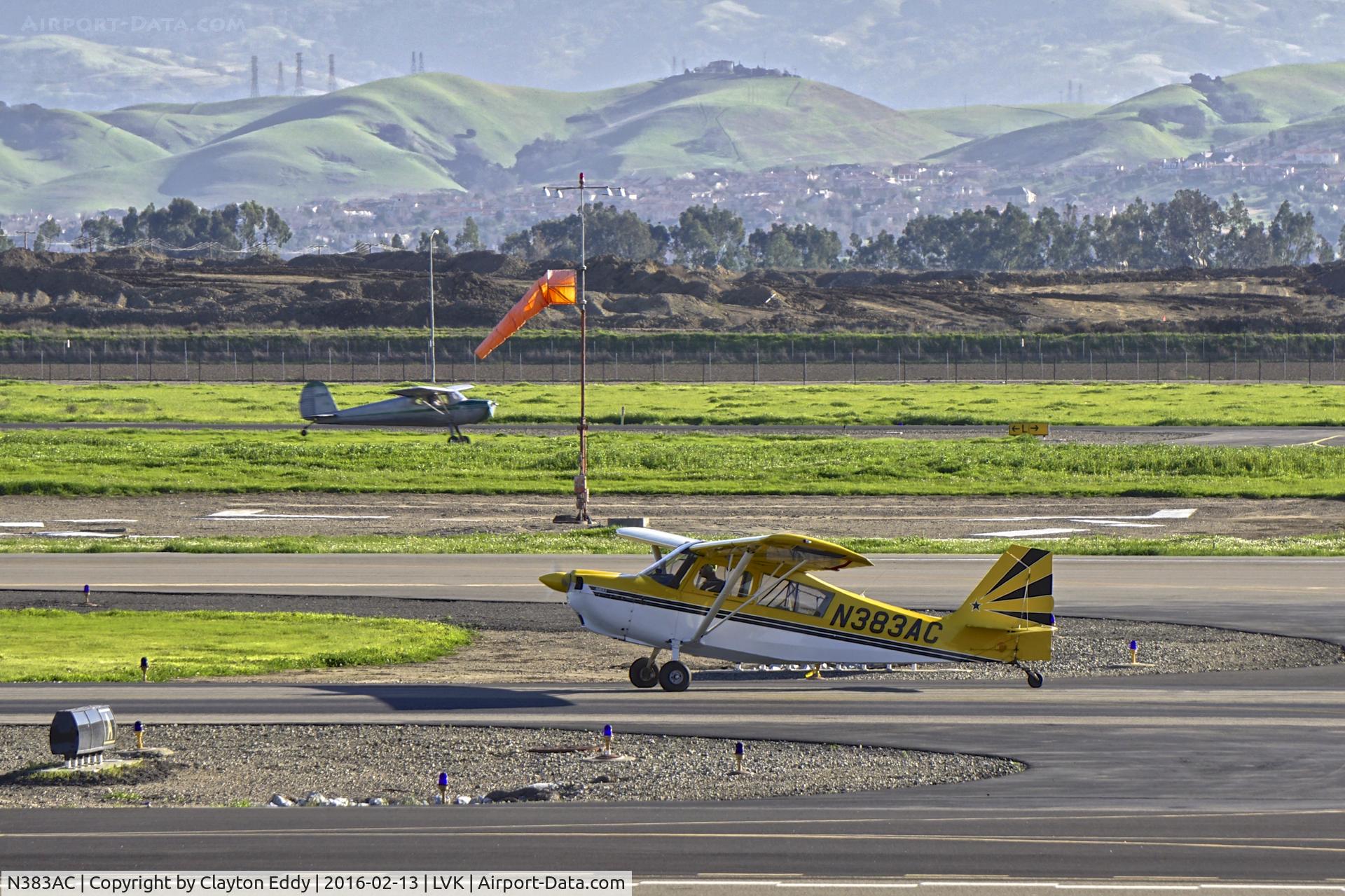 N383AC, 2001 American Champion 7ECA Citabria C/N 1383-2001, Livermore Airport 2016