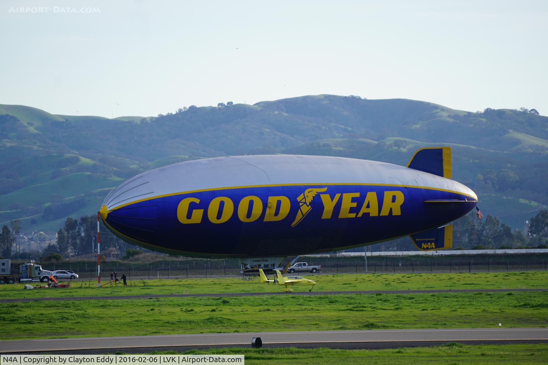 N4A, 1987 Loral Corporation GZ22 C/N 4120, Livermore Airport 2016.