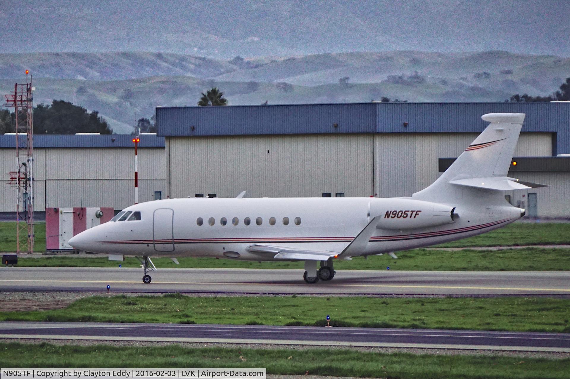 N905TF, 2013 Dassault Falcon 2000LX C/N 262, Livermore Airport 2016