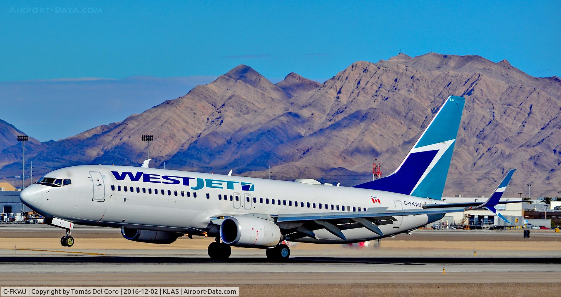 C-FKWJ, 2010 Boeing 737-8CT C/N 36435, C-FKWJ WestJet 2010 Boeing 737-8CT - cn 36435 / 3469 - Las Vegas - McCarran International Airport (LAS / KLAS)
USA - Nevada December 2, 2016
Photo: Tomás Del Coro