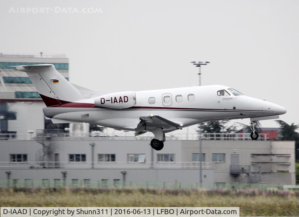 D-IAAD, 2010 Embraer EMB-500 Phenom 100 C/N 50000215, Landing rwy 32R