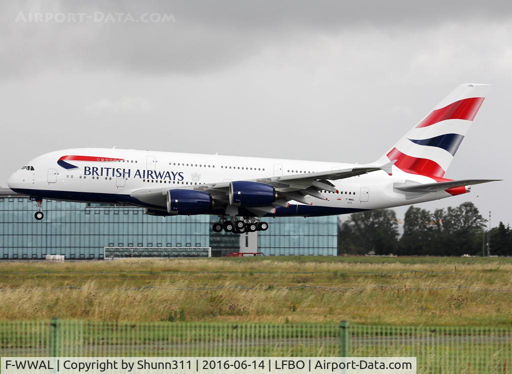 F-WWAL, 2016 Airbus A380-841 C/N 215, C/n 0215 - To be G-XLEL