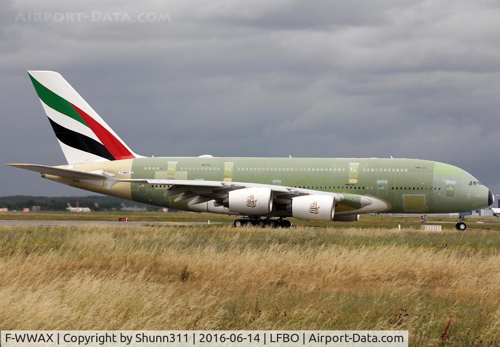 F-WWAX, 2016 Airbus A380-861 C/N 222, C/n 0222 - For Emirates as A6-EUJ