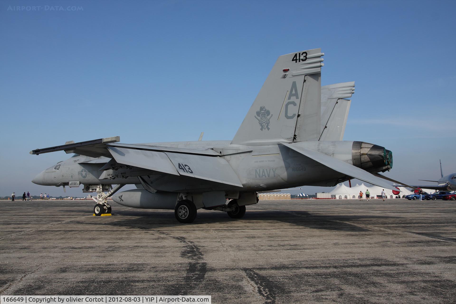 166649, Boeing F/A-18E Super Hornet C/N E112, thunder over michigan