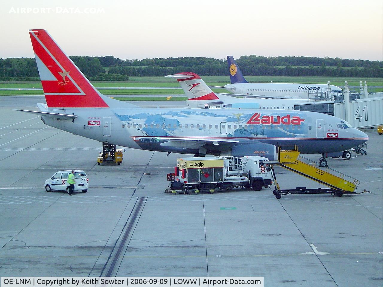 OE-LNM, 2000 Boeing 737-6Z9 C/N 30138, Parked on Stand
