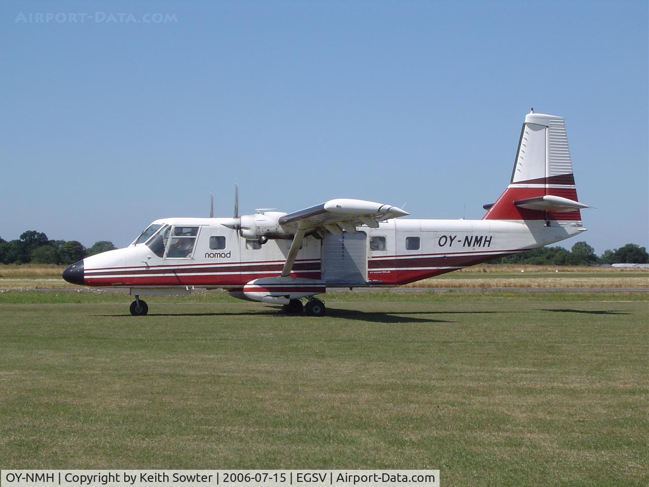 OY-NMH, 1979 GAF N24A Nomad C/N N24A-74FA, Para dropping aircraft