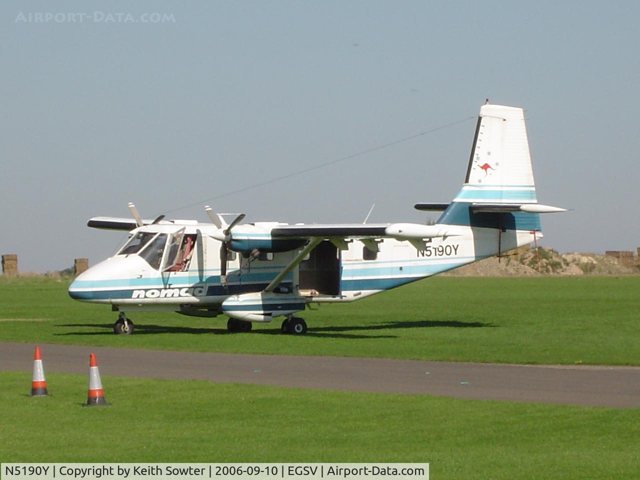 N5190Y, 1976 GAF N22B Nomad C/N N22B-026, Para dropping aircraft