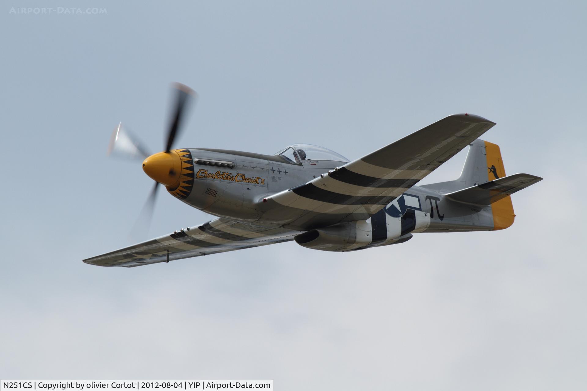 N251CS, North American F-51D Mustang C/N 44-74977N, Thunder over Michigan 2012
