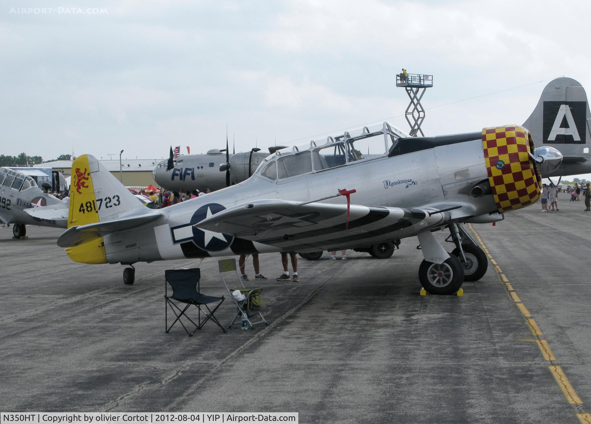 N350HT, 1942 North American AT-6D Texan C/N 43756, Thunder over Michigan