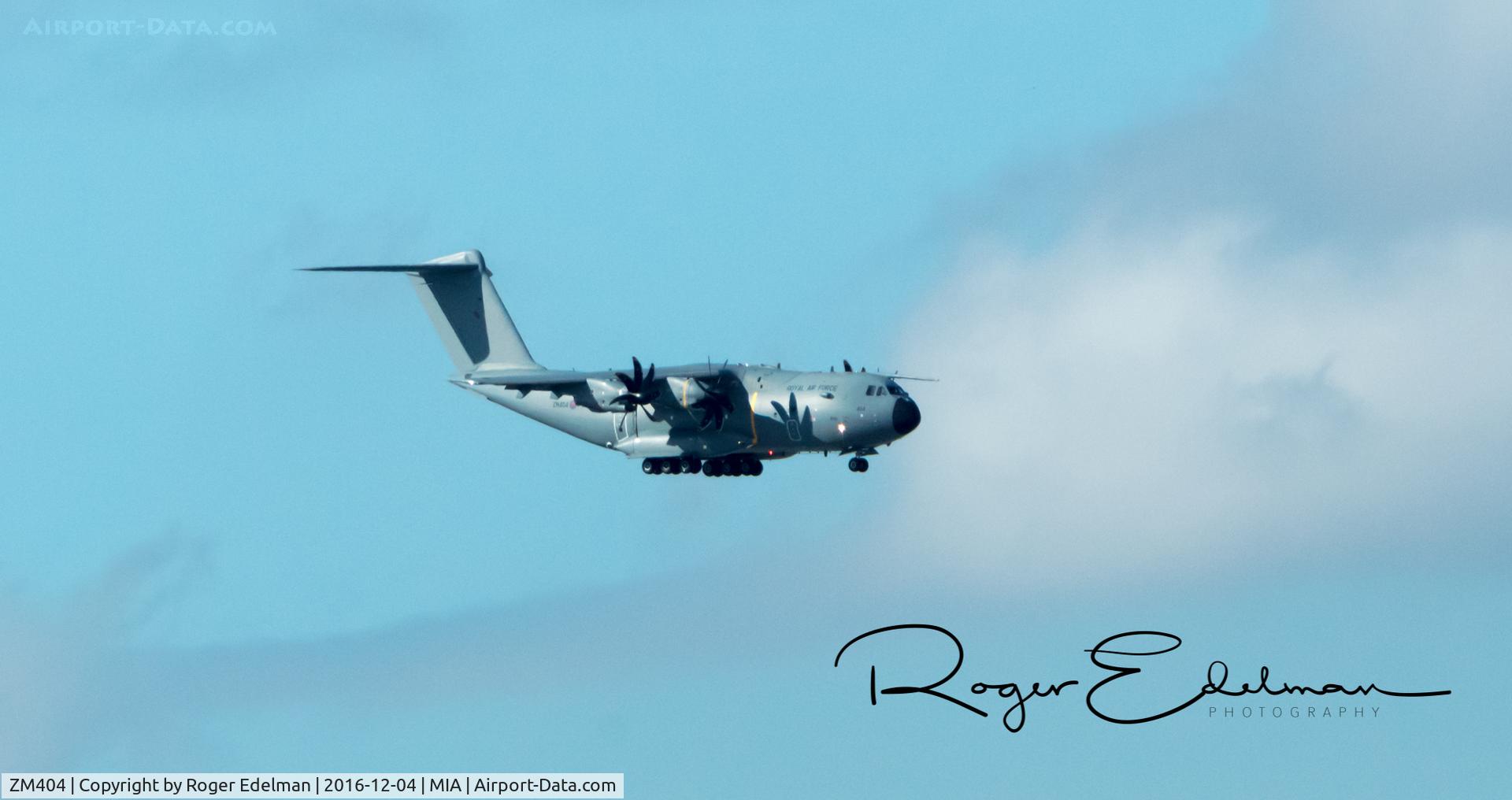 ZM404, 2015 Airbus A400M-180 Atlas C.1 C/N 021, Taken @ MIA
