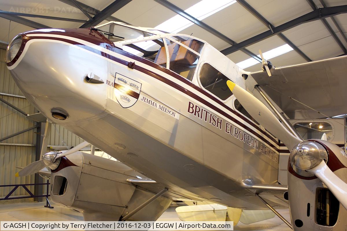 G-AGSH, 1945 De Havilland DH-89A Dominie/Dragon Rapide C/N 6884, 1945 De Havilland DH-89A Dominie/Dragon Rapide, c/n: 6884 in the Shuttleworth Collection