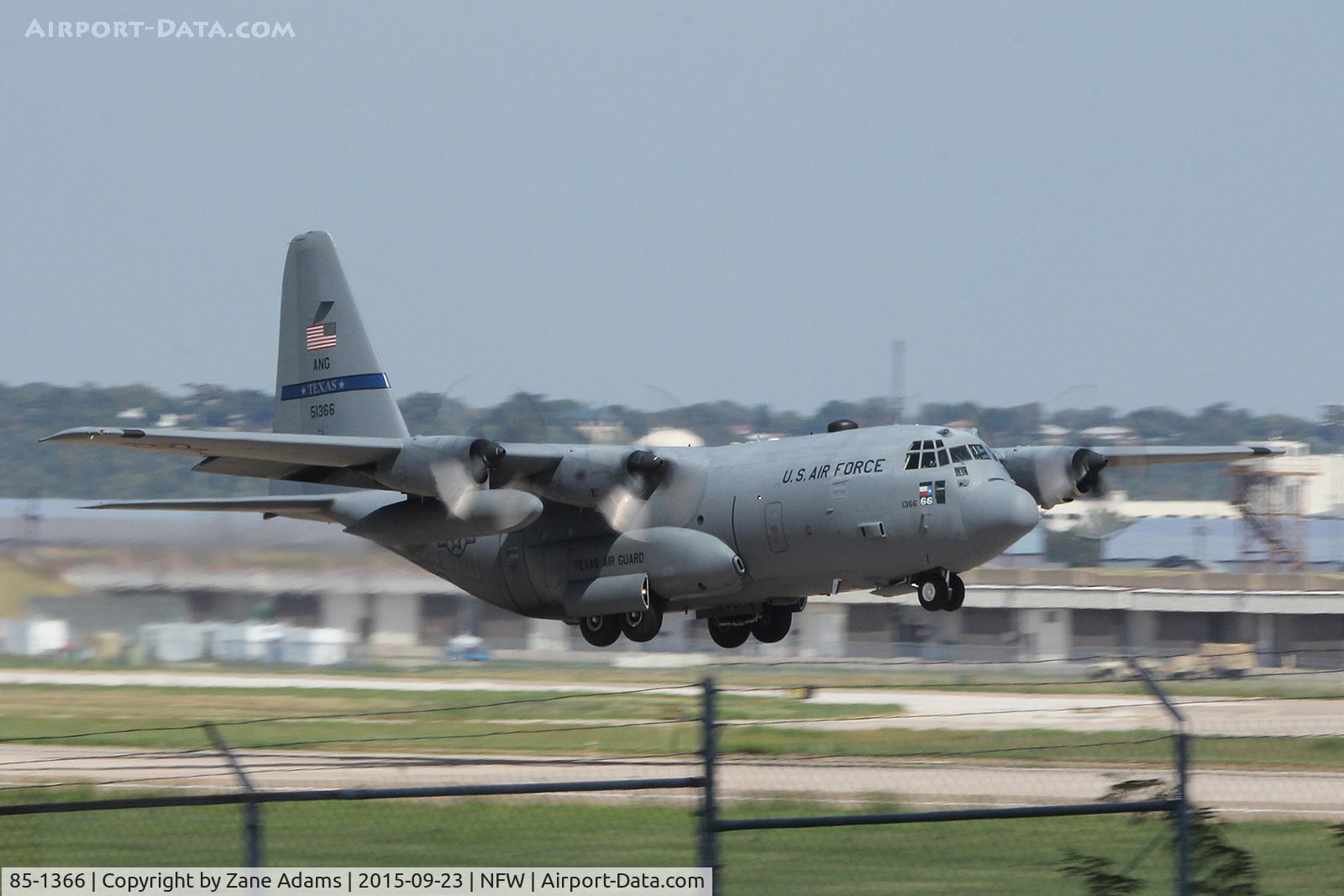 85-1366, 1985 Lockheed C-130H Hercules C/N 382-5081, NAS Fort Worth