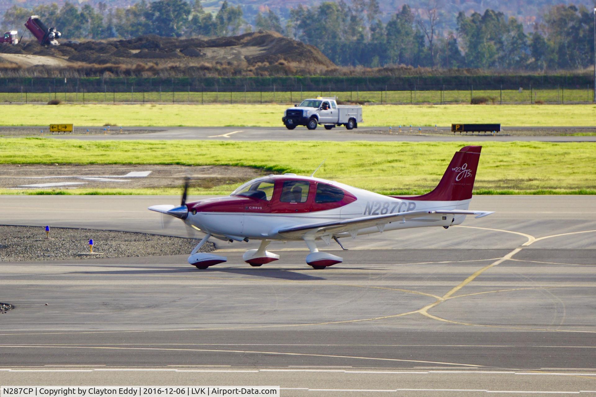 N287CP, 2008 Cirrus SR22 C/N 3225, Livermore Airport 2016