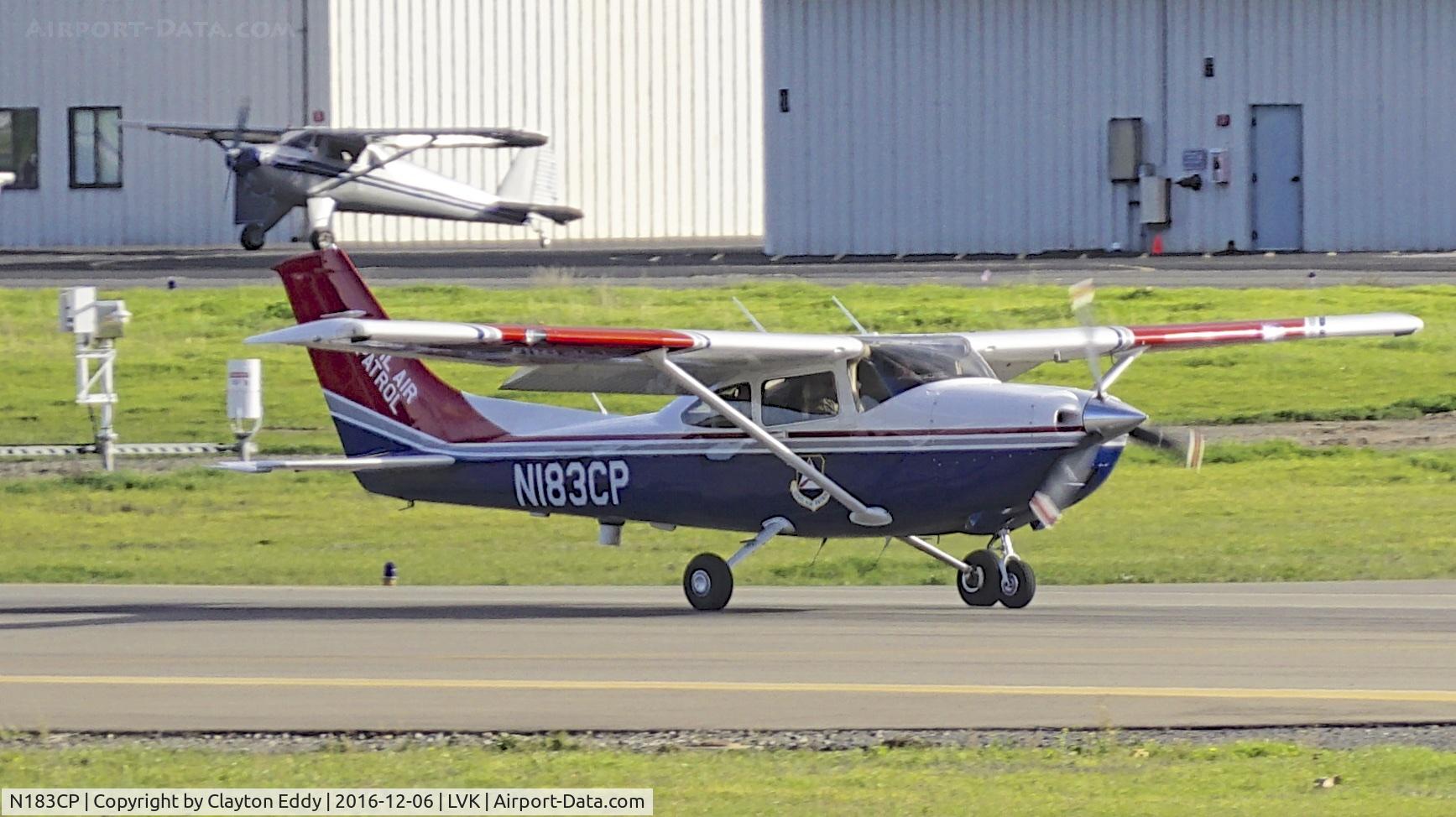 N183CP, 2012 Cessna 182T Skylane Skylane C/N 18282342, N183CP landing 25R at Livermore Airport.