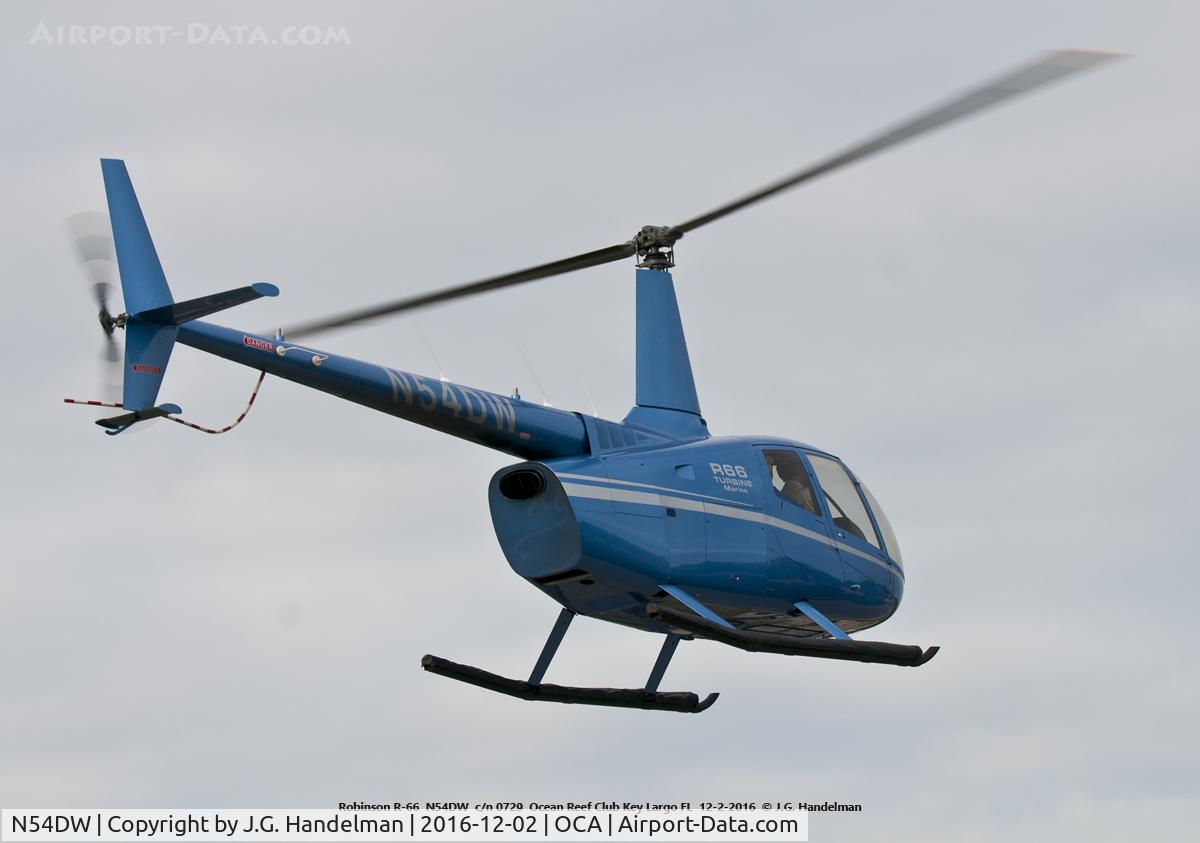 N54DW, 2016 Robinson R66 Turbine C/N 0729, Robinson R-66Turbine on low fly by.