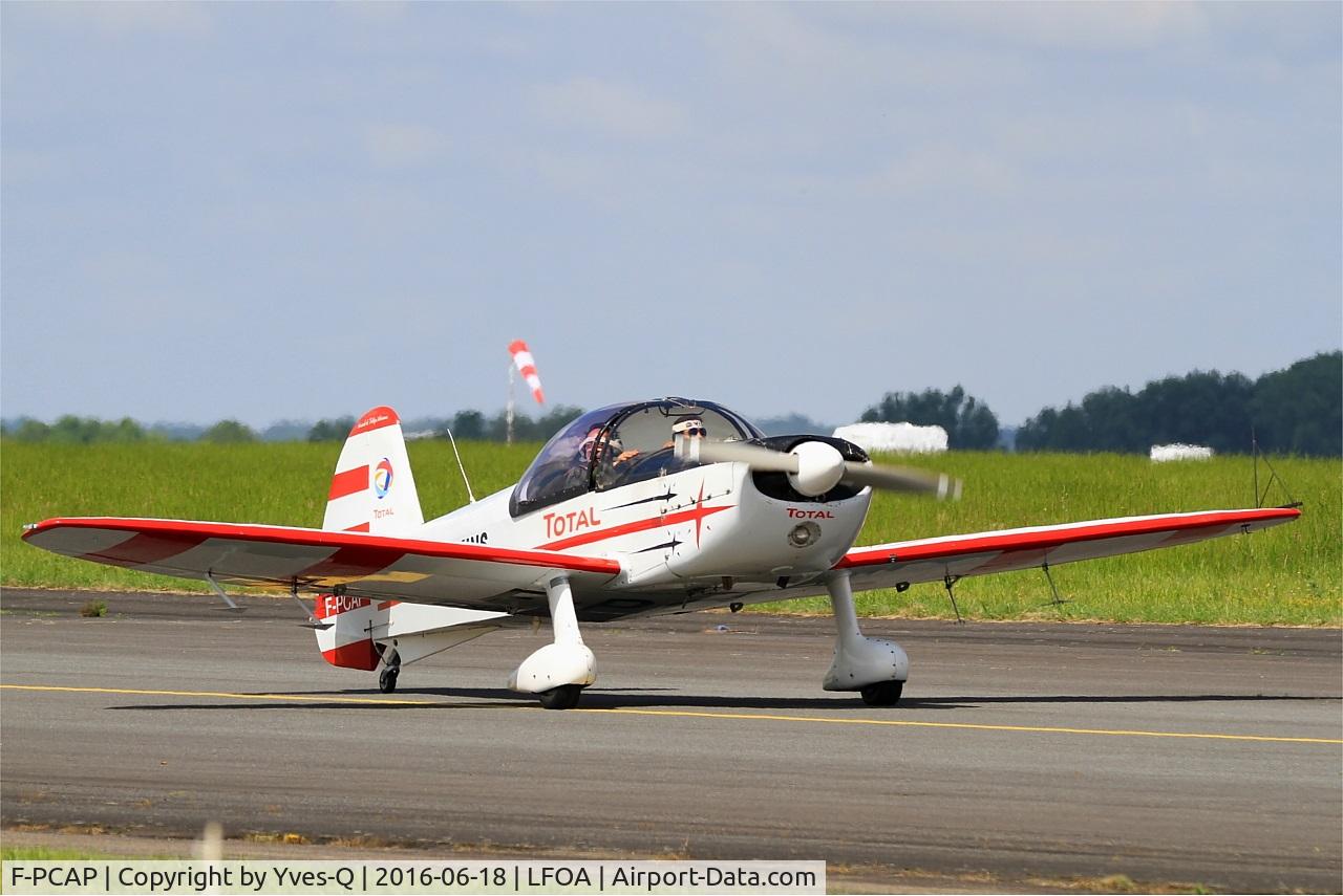 F-PCAP, Mudry CAP-10 C/N A5, Mudry CAP-10, Taxiing to holding point rwy 24, Avord Air Base 702 (LFOA) Open day 2016