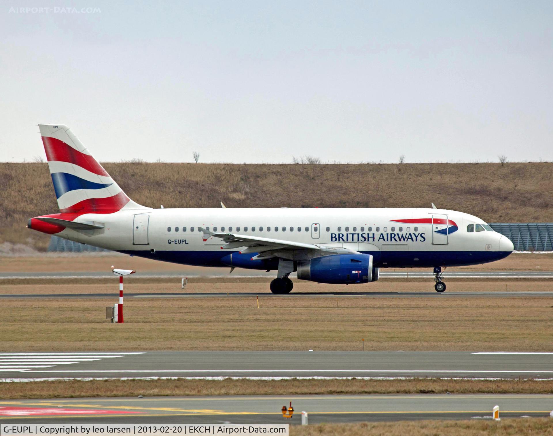 G-EUPL, 2000 Airbus A319-131 C/N 1239, Copenhagen 20.2.13