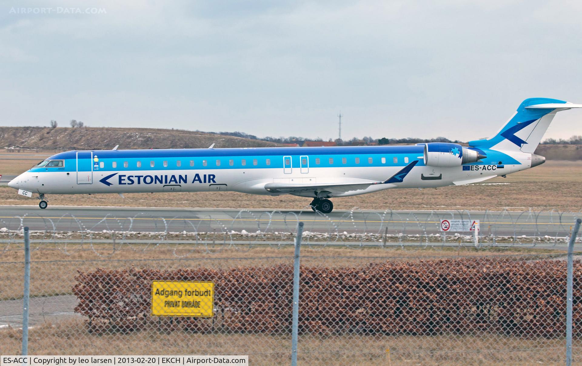 ES-ACC, 2011 Bombardier CRJ-900LR (CL-600-2D24) C/N 15262, Copenhagen 20.2.13