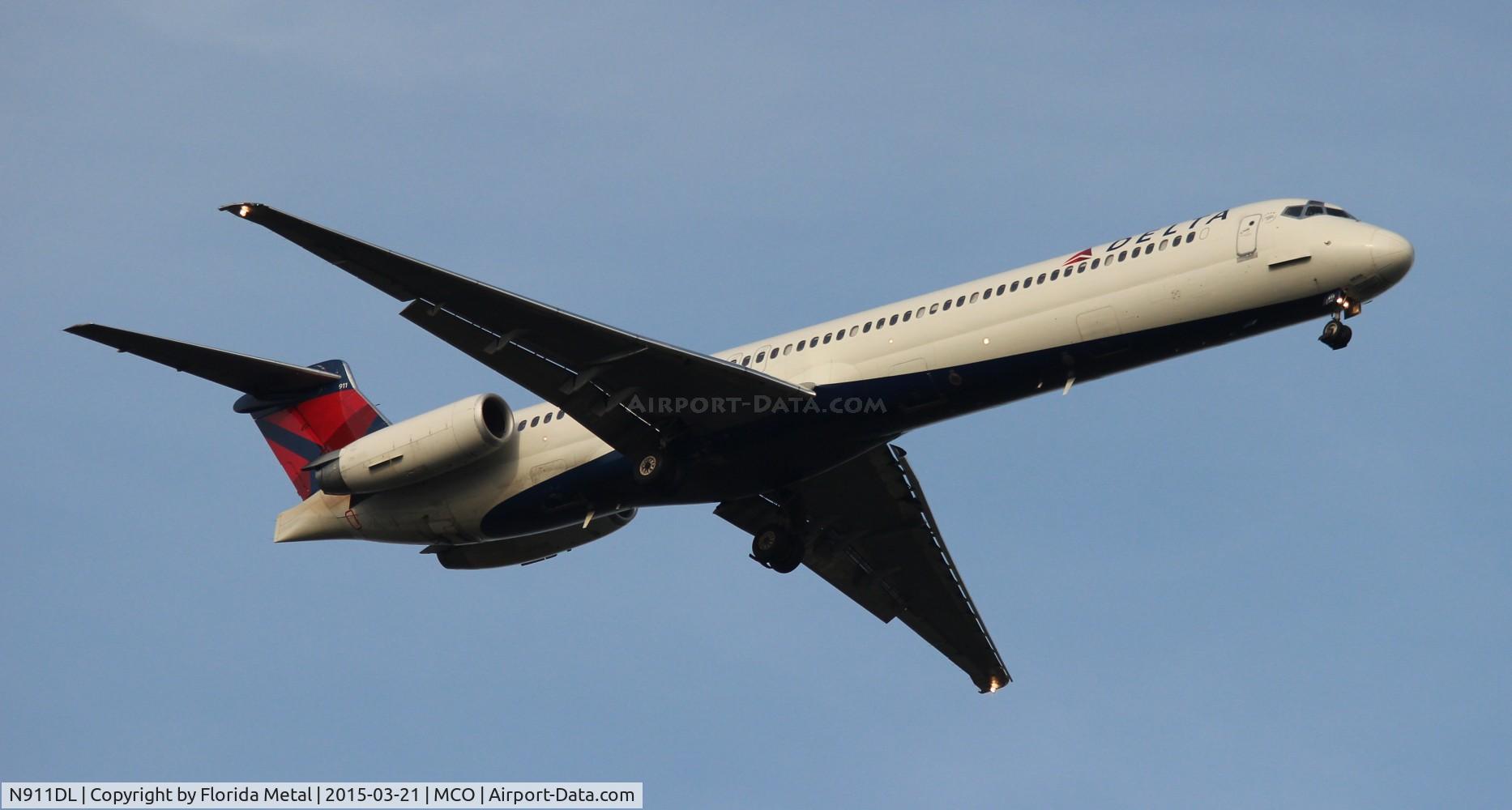 N911DL, 1987 McDonnell Douglas MD-88 C/N 49542, Delta