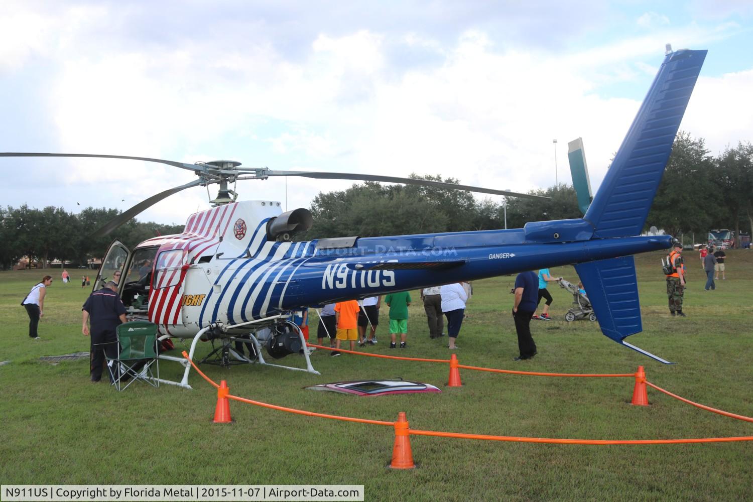 N911US, 1998 Eurocopter AS-350B-3 Ecureuil Ecureuil C/N 2968, AS350 at American Heroes Rotorcraft Airshow Oviedo FL