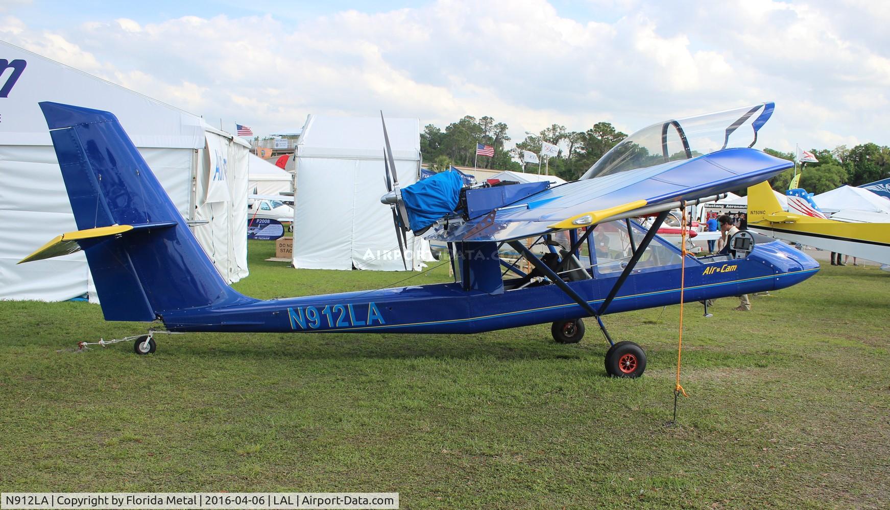 N912LA, Lockwood Aircam C/N AC138, Aircam