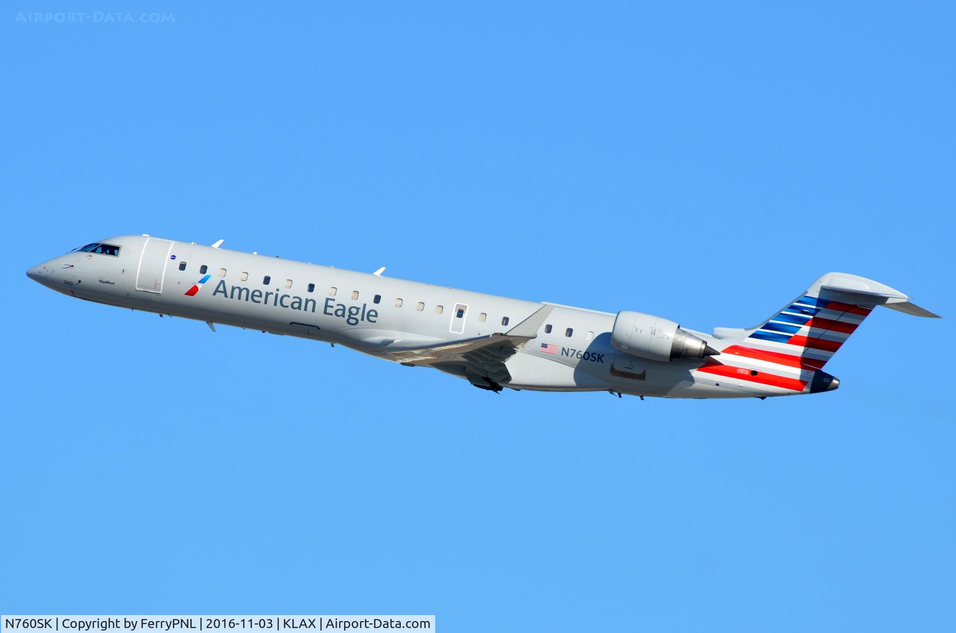 N760SK, 2005 Bombardier CRJ-701ER (CL-600-2C10) Regional Jet C/N 10223, American Eagle CL700