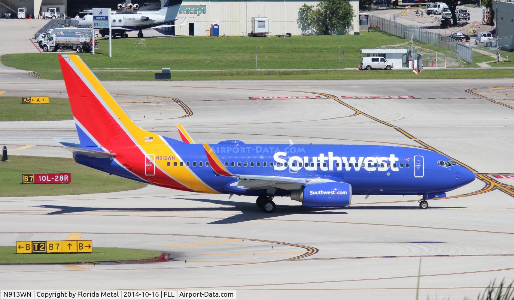 N913WN, 2008 Boeing 737-7H4 C/N 29840, Southwest