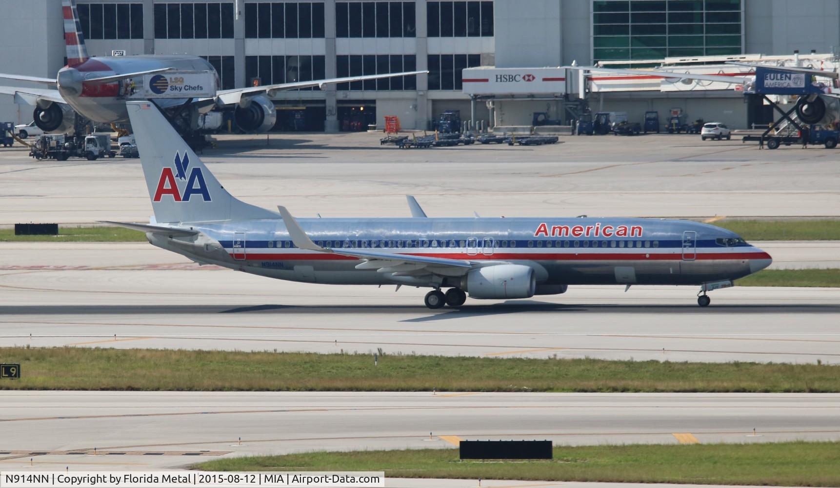 N914NN, 2012 Boeing 737-823 C/N 31161, American