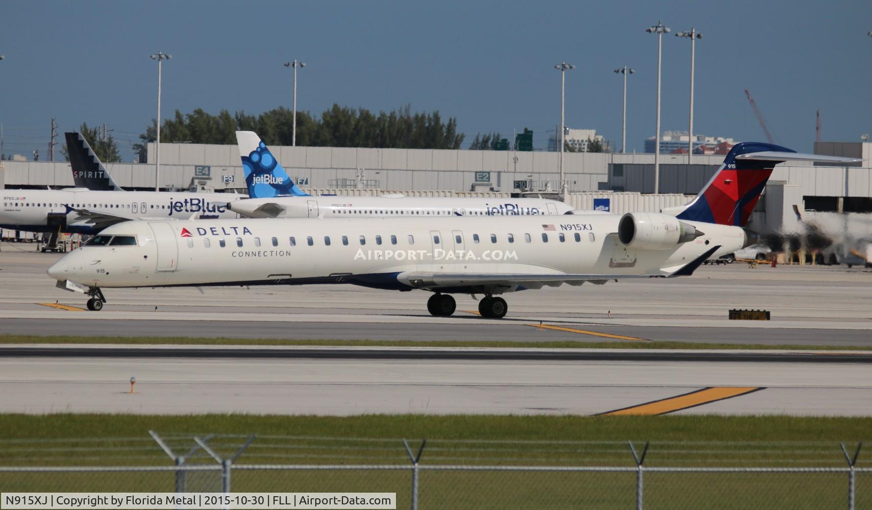 N915XJ, 2007 Bombardier CRJ-900ER (CL-600-2D24) C/N 15150, Delta Connection