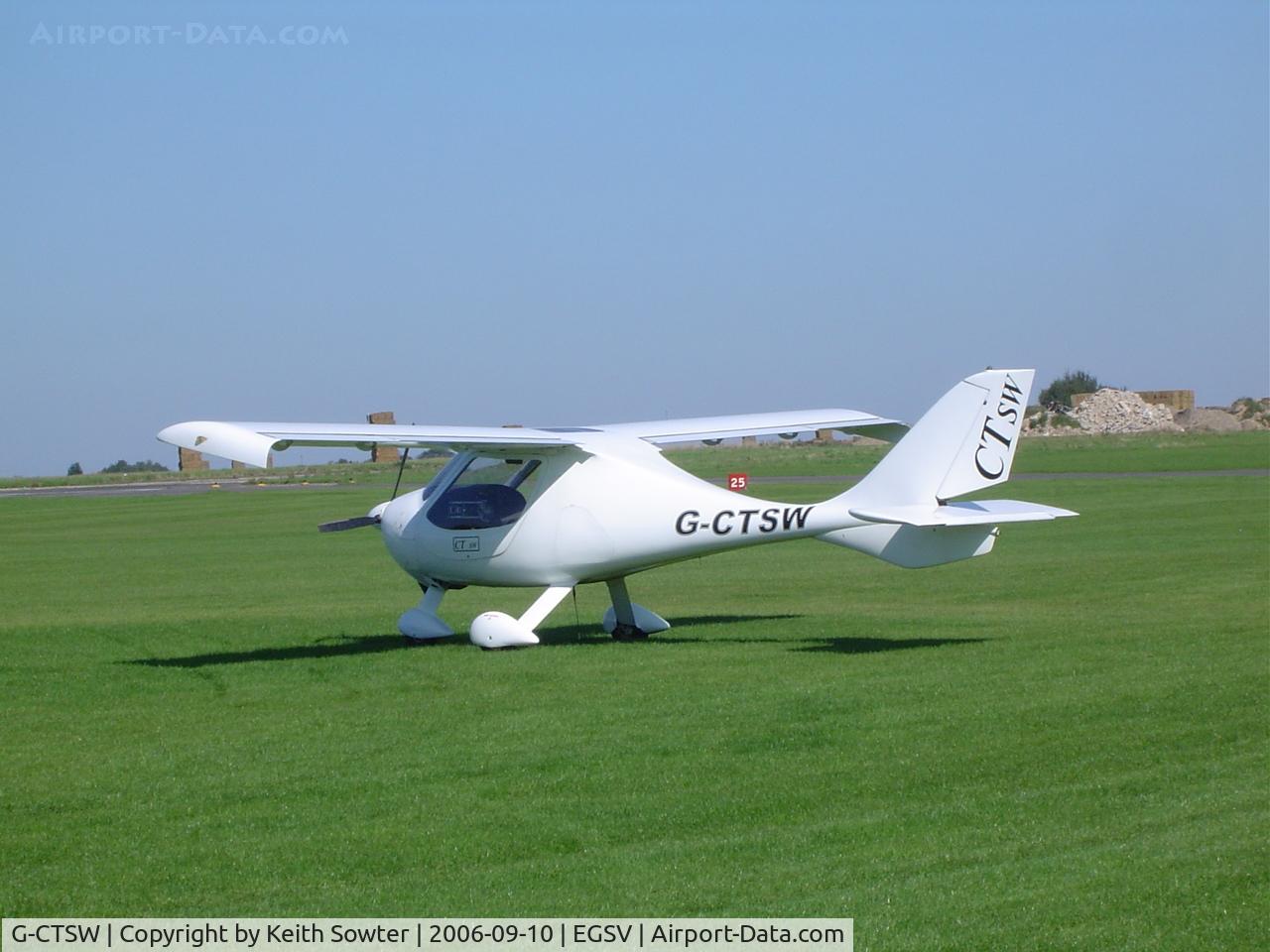 G-CTSW, 2006 Flight Design CTSW C/N 05-11-15, visiting aircraft