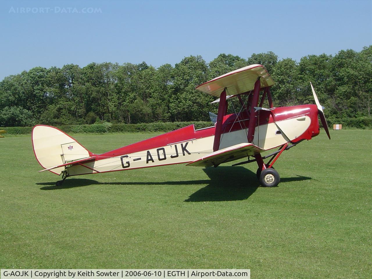 G-AOJK, 1939 De Havilland DH-82A Tiger Moth II C/N 82813, De Havilland Club aircraft at Old Warden