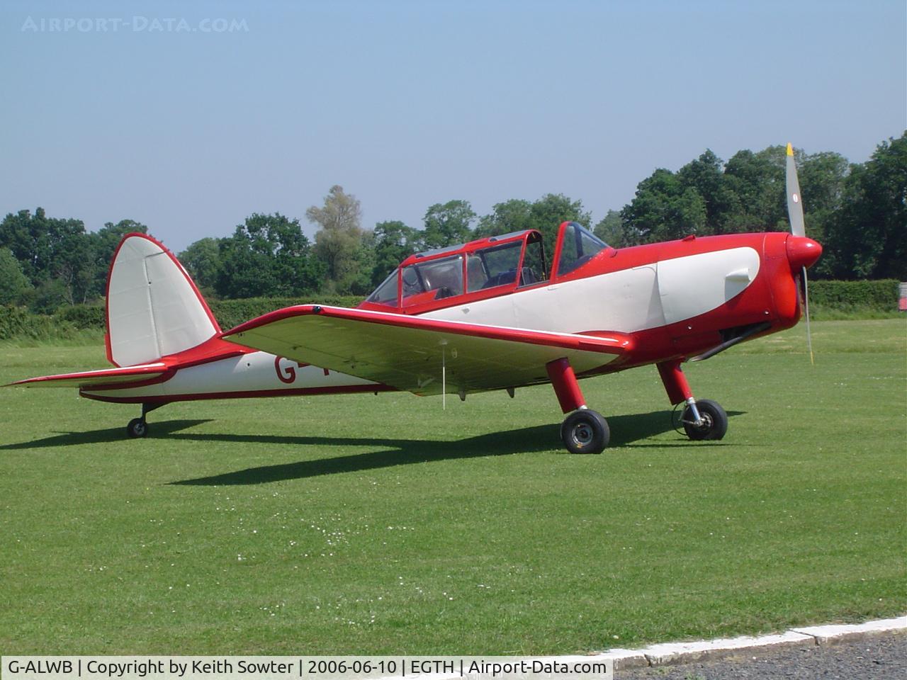 G-ALWB, 1950 De Havilland DHC-1 Chipmunk 22A C/N C1/0100, De Havilland Club aircraft at Old Warden