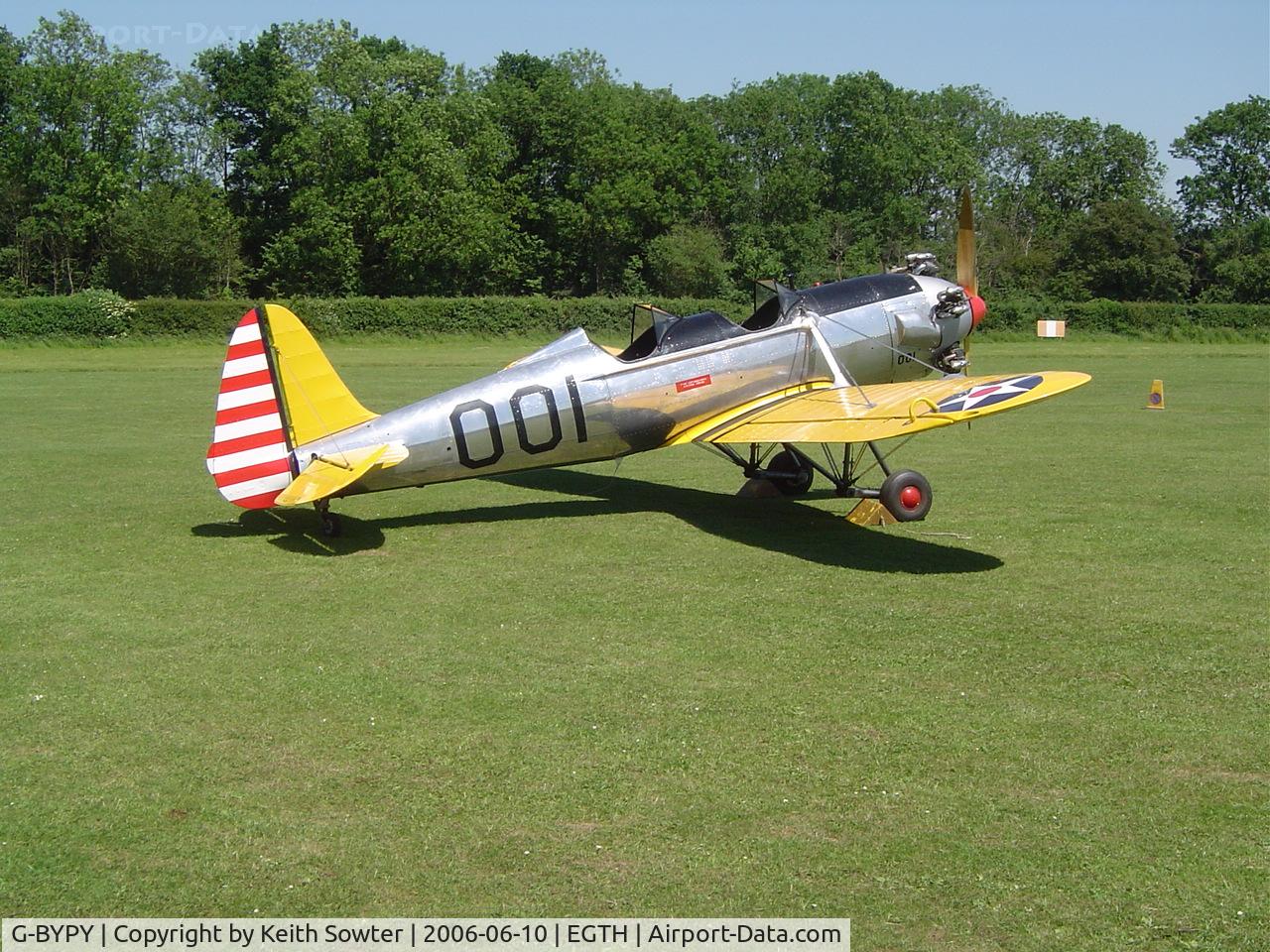 G-BYPY, 1941 Ryan PT-22 Recruit (ST3KR) C/N 1001, visiting aircraft