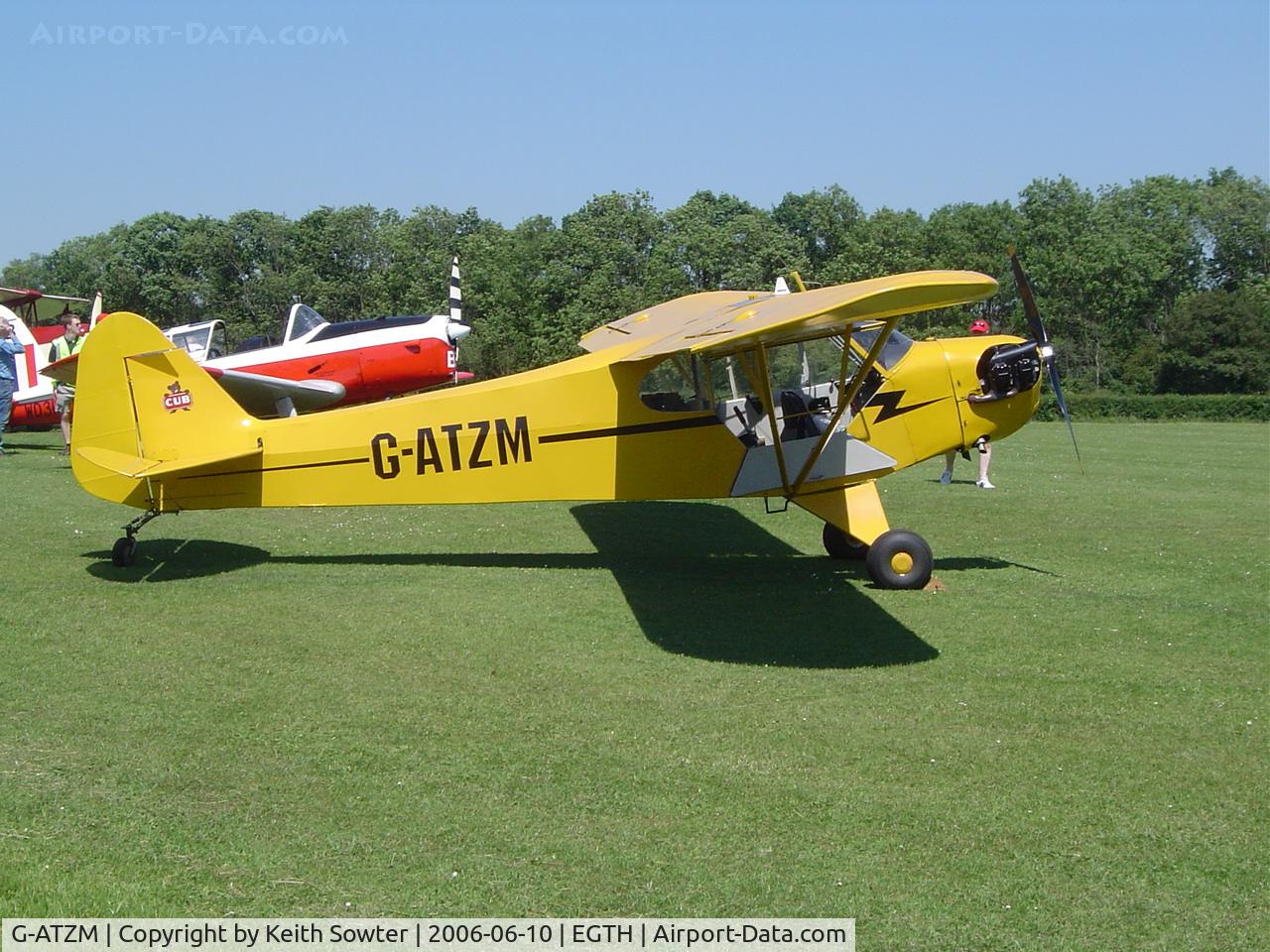 G-ATZM, 1946 Piper J3C (Mod) Cub C/N 20868, Visiting aircraft