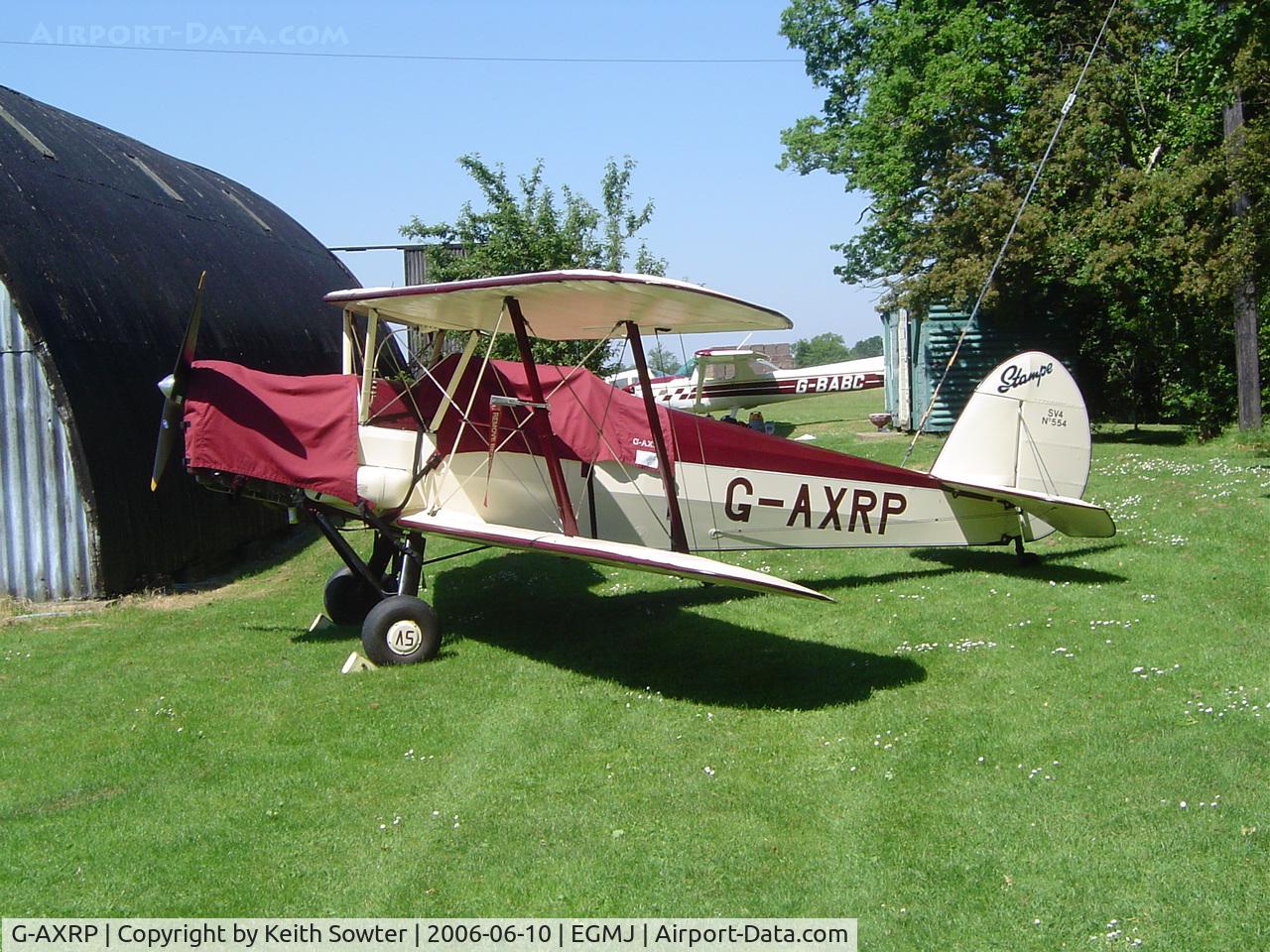 G-AXRP, 1947 Stampe-Vertongen SV-4C C/N 554, Resident aircraft at Little Gransden